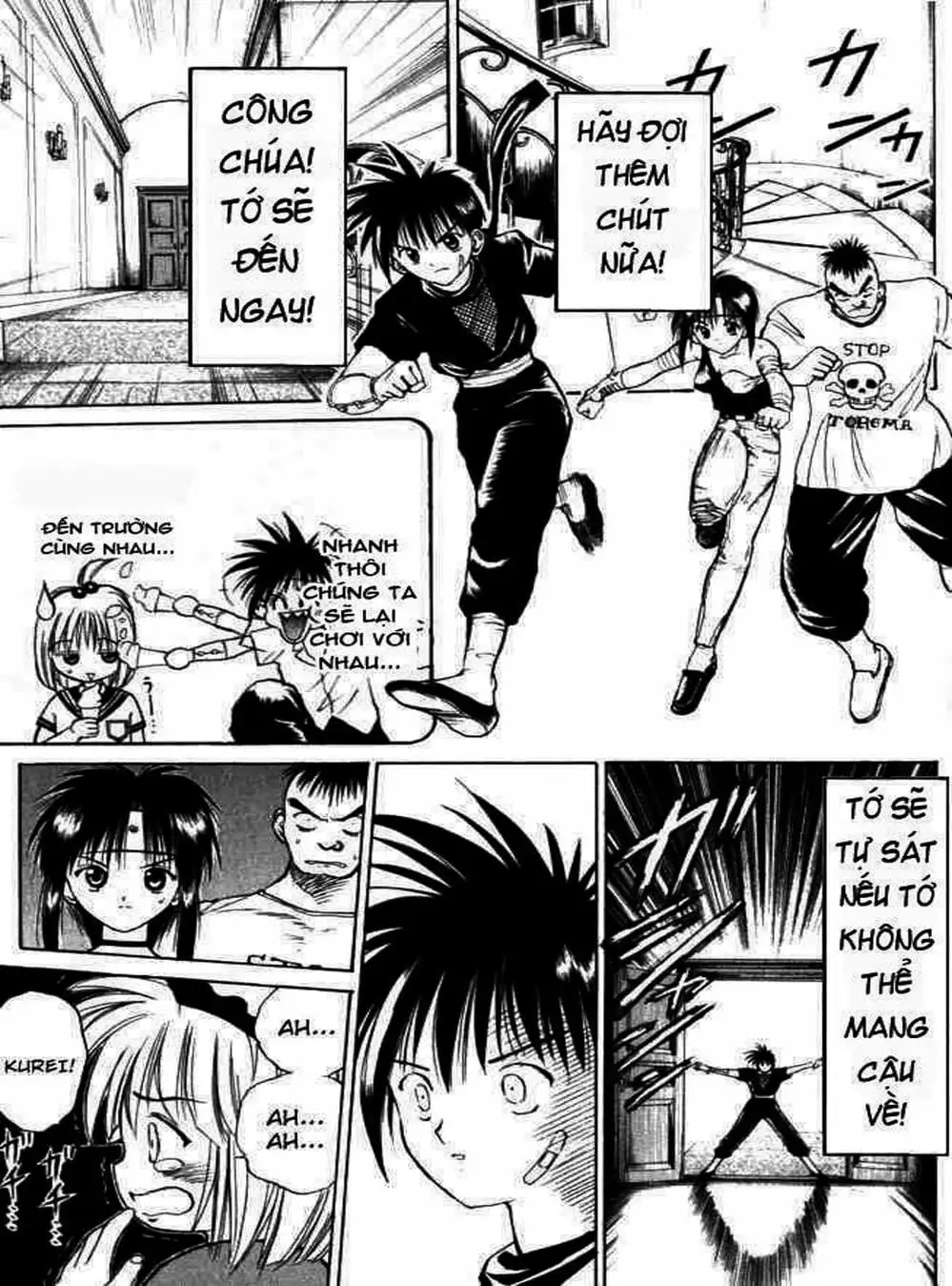 Truyện Tranh Ngọn Lửa Recca - Flame Of Recca trang 9