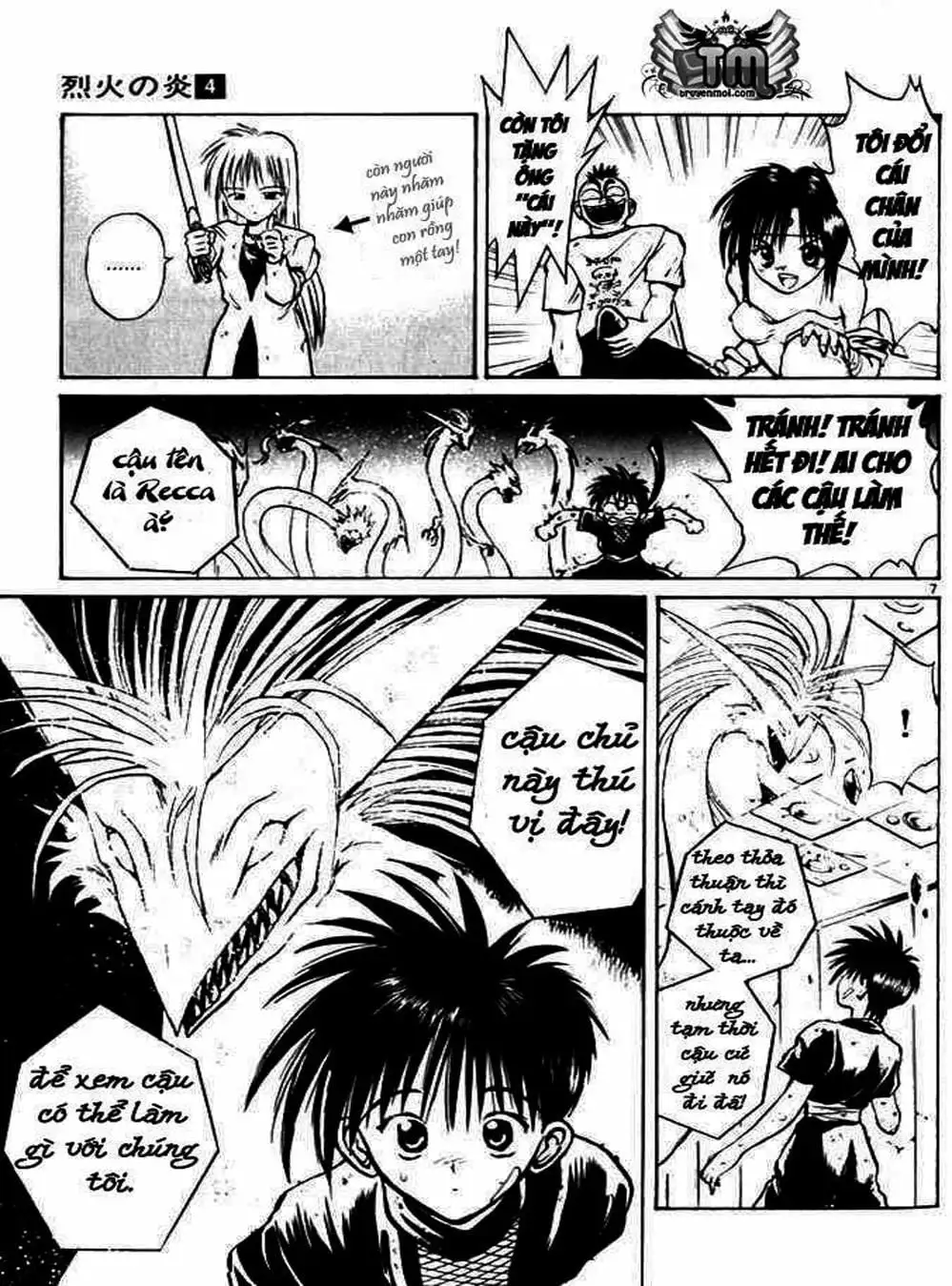 Truyện Tranh Ngọn Lửa Recca - Flame Of Recca trang 9