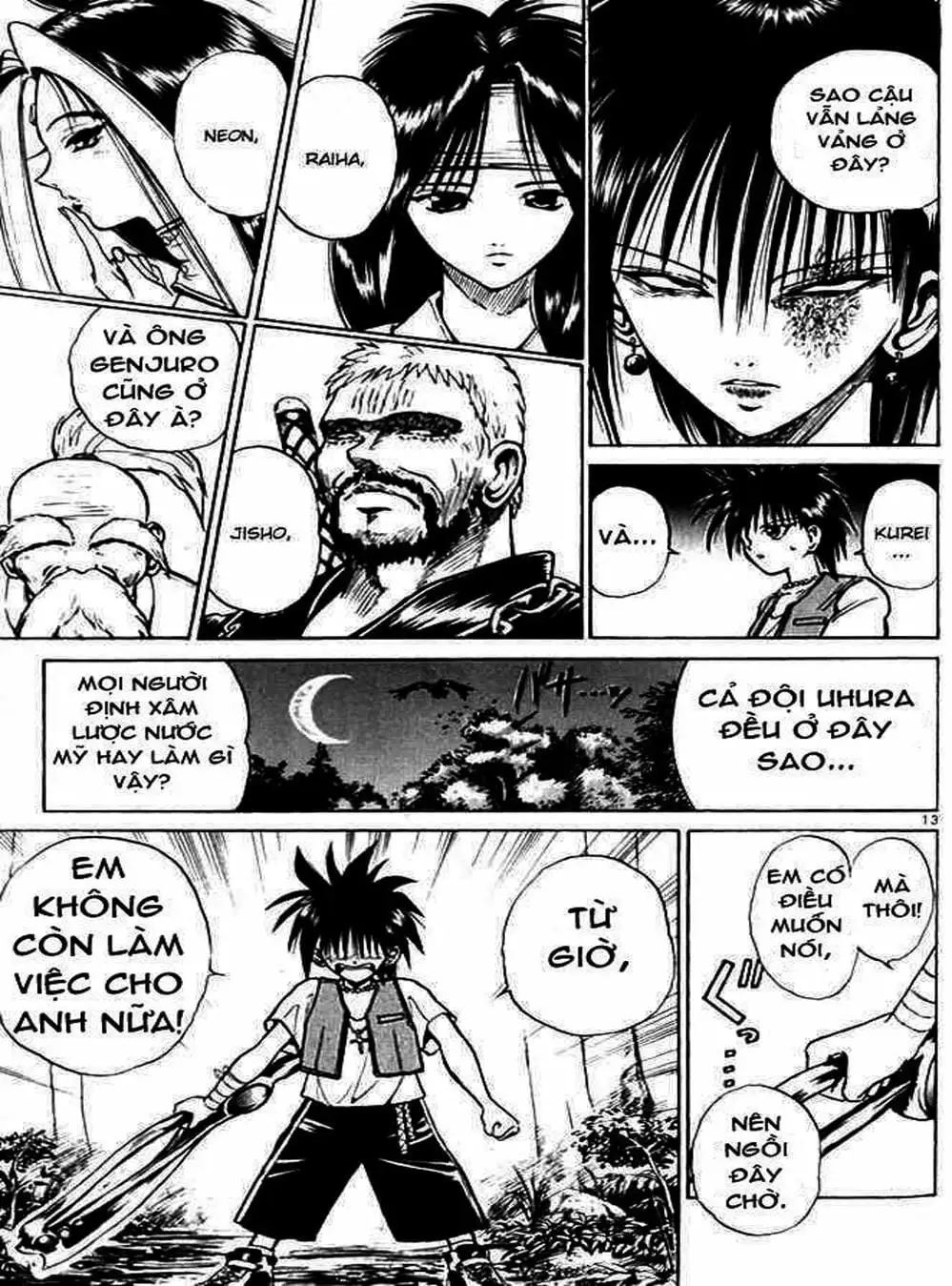 Truyện Tranh Ngọn Lửa Recca - Flame Of Recca trang 9