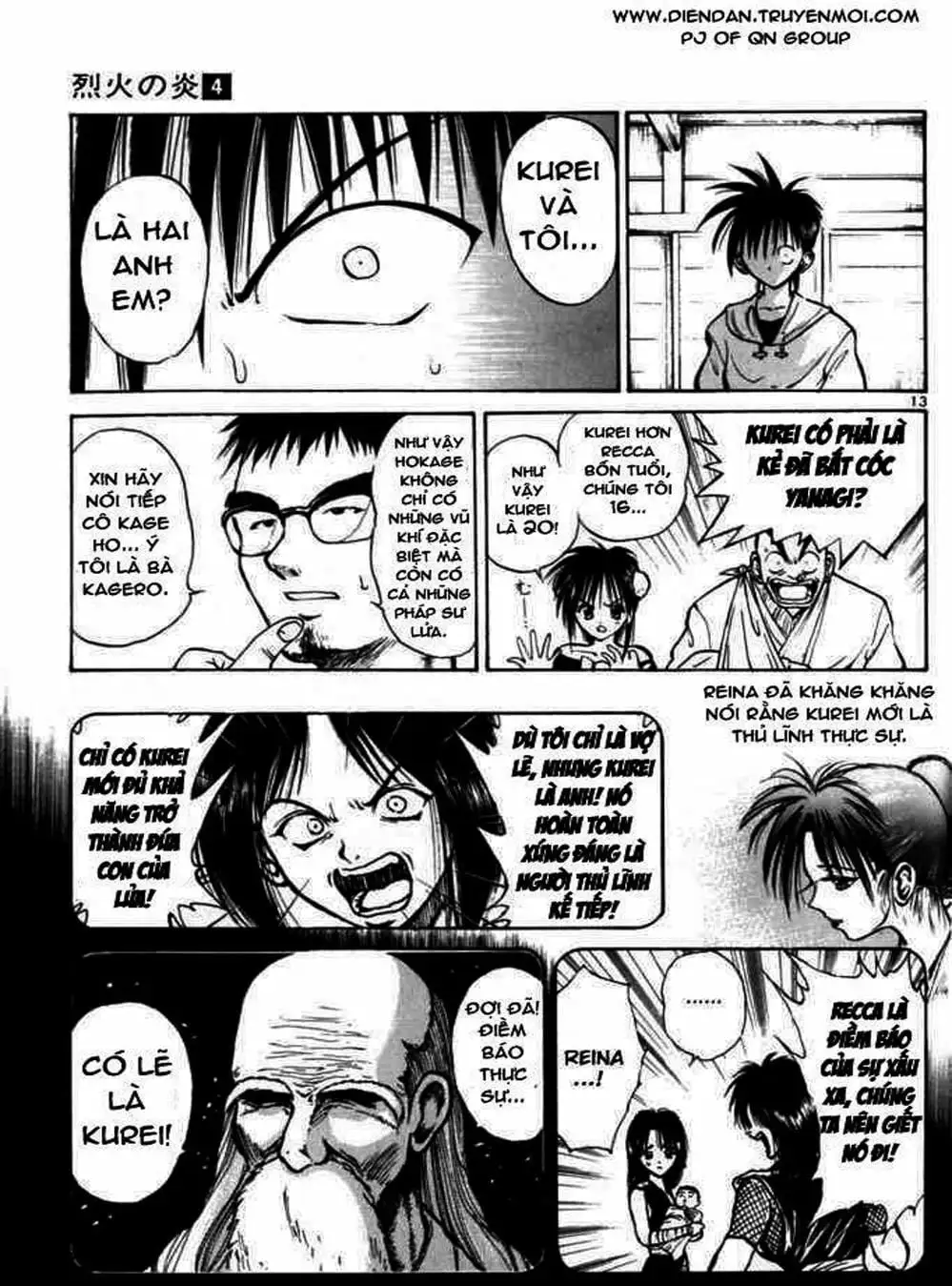 Truyện Tranh Ngọn Lửa Recca - Flame Of Recca trang 9