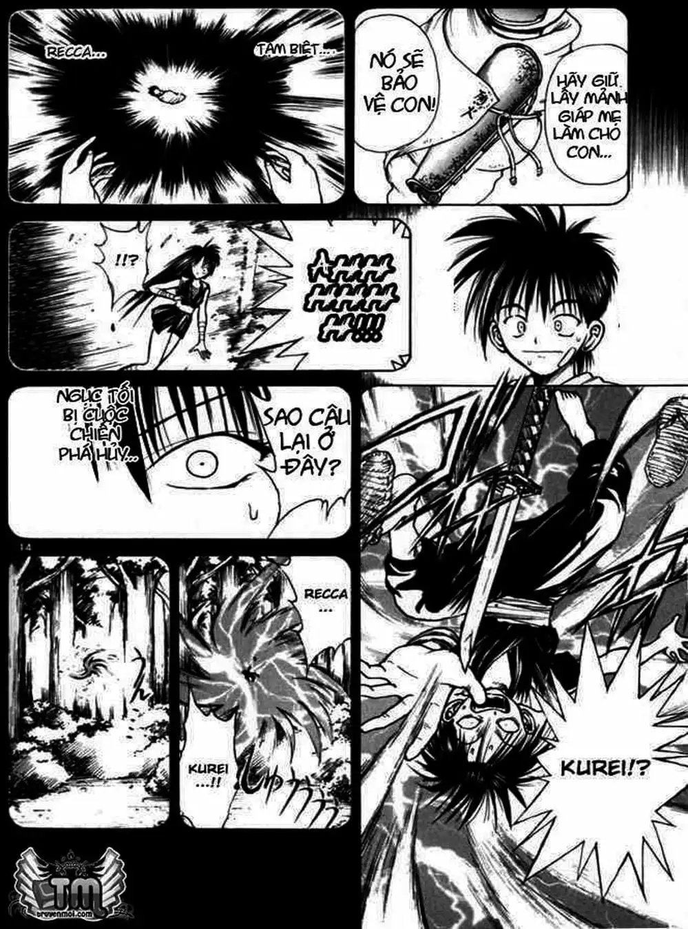 Truyện Tranh Ngọn Lửa Recca - Flame Of Recca trang 9