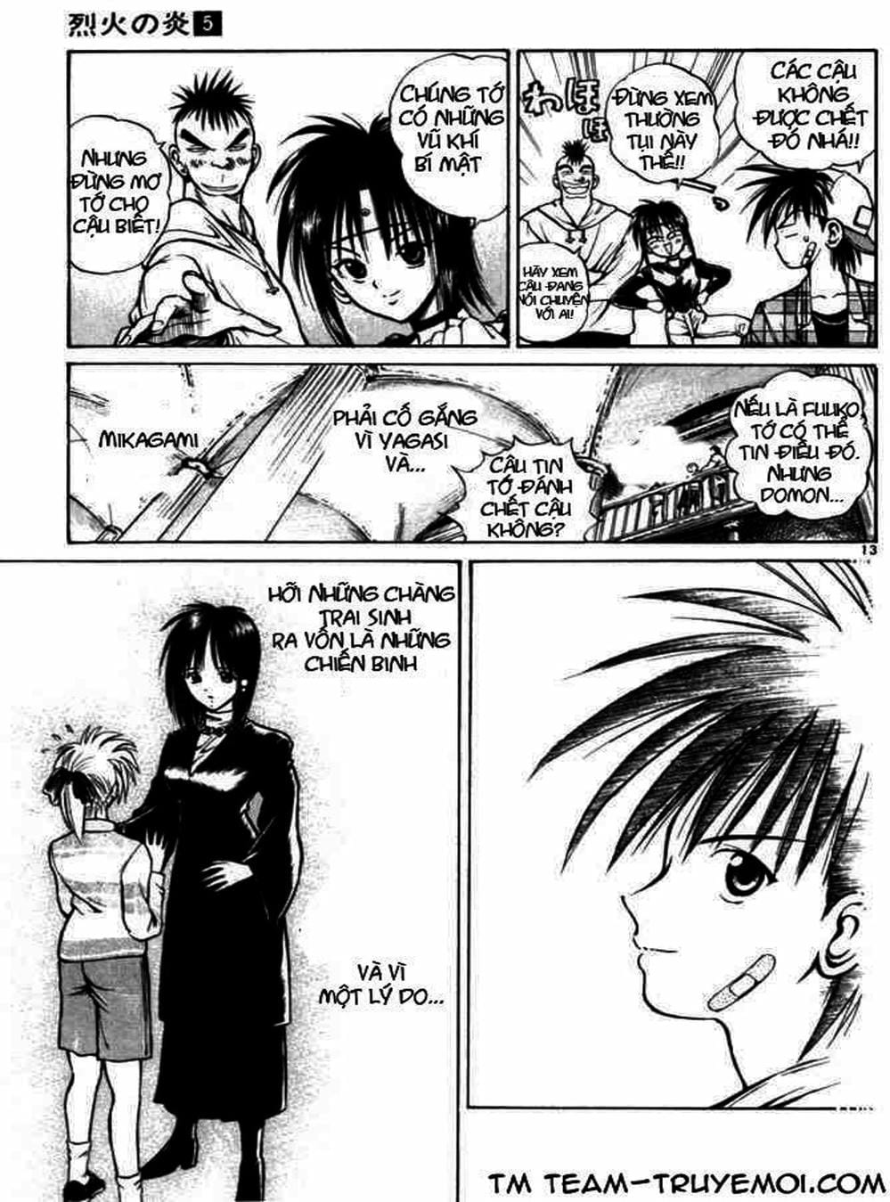 Truyện Tranh Ngọn Lửa Recca - Flame Of Recca trang 9