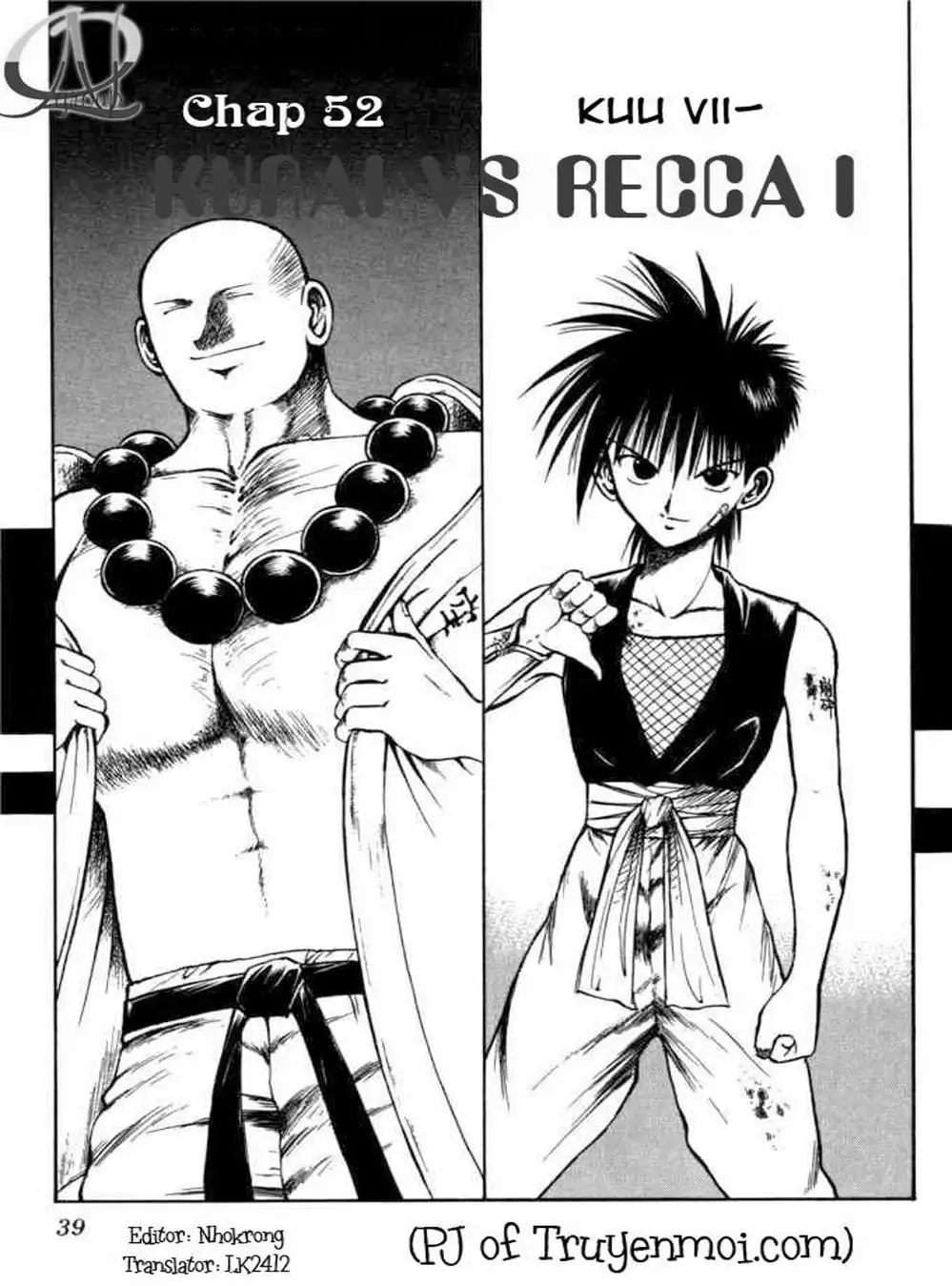 Truyện Tranh Ngọn Lửa Recca - Flame Of Recca trang 9