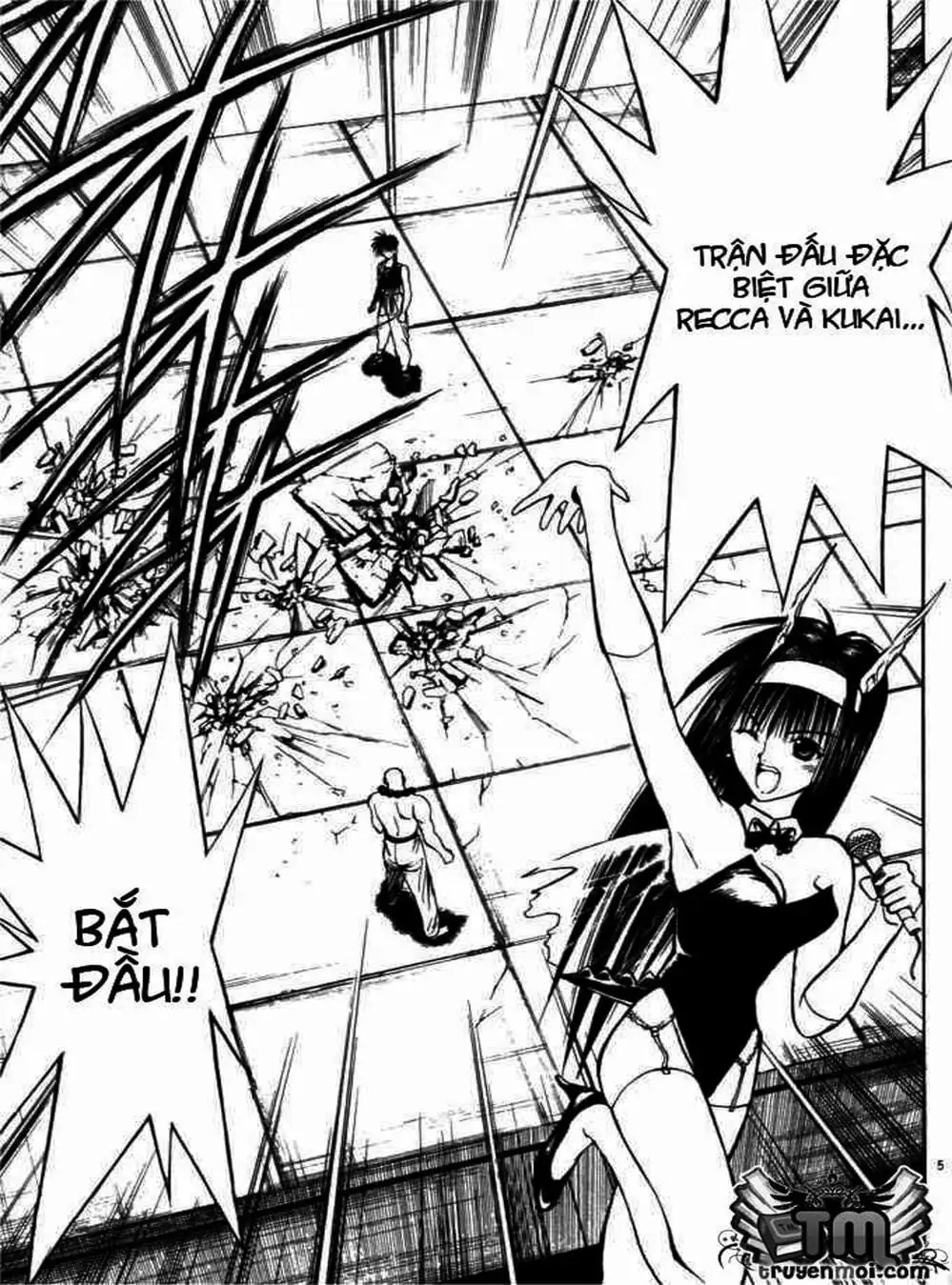 Truyện Tranh Ngọn Lửa Recca - Flame Of Recca trang 9