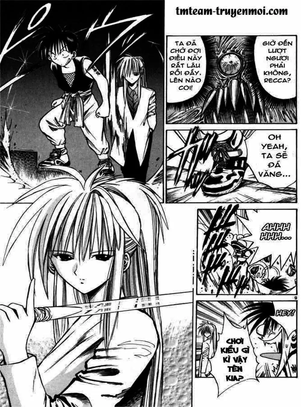 Truyện Tranh Ngọn Lửa Recca - Flame Of Recca trang 9