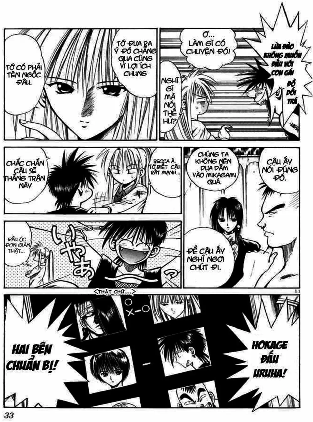 Truyện Tranh Ngọn Lửa Recca - Flame Of Recca trang 9