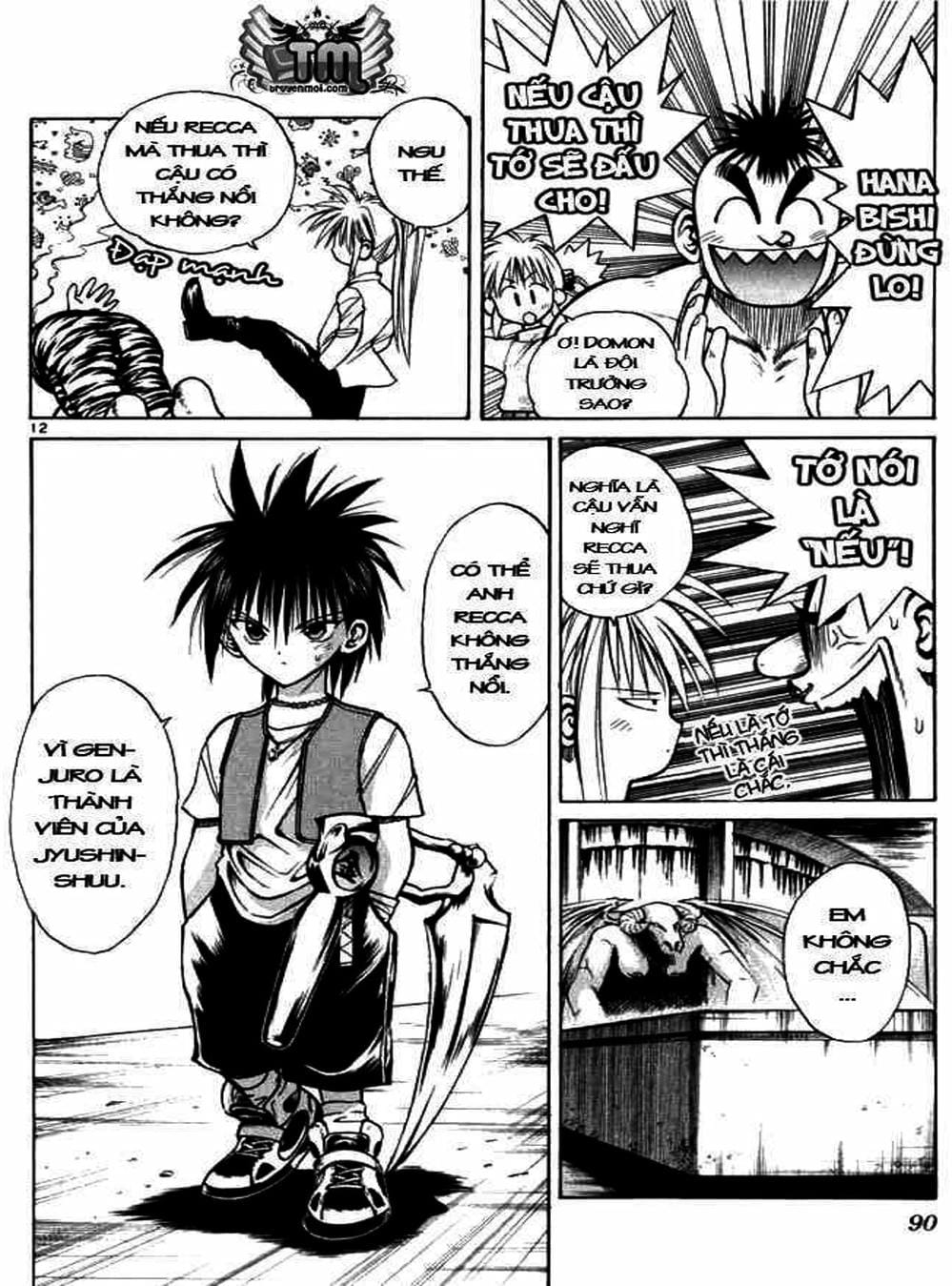 Truyện Tranh Ngọn Lửa Recca - Flame Of Recca trang 9