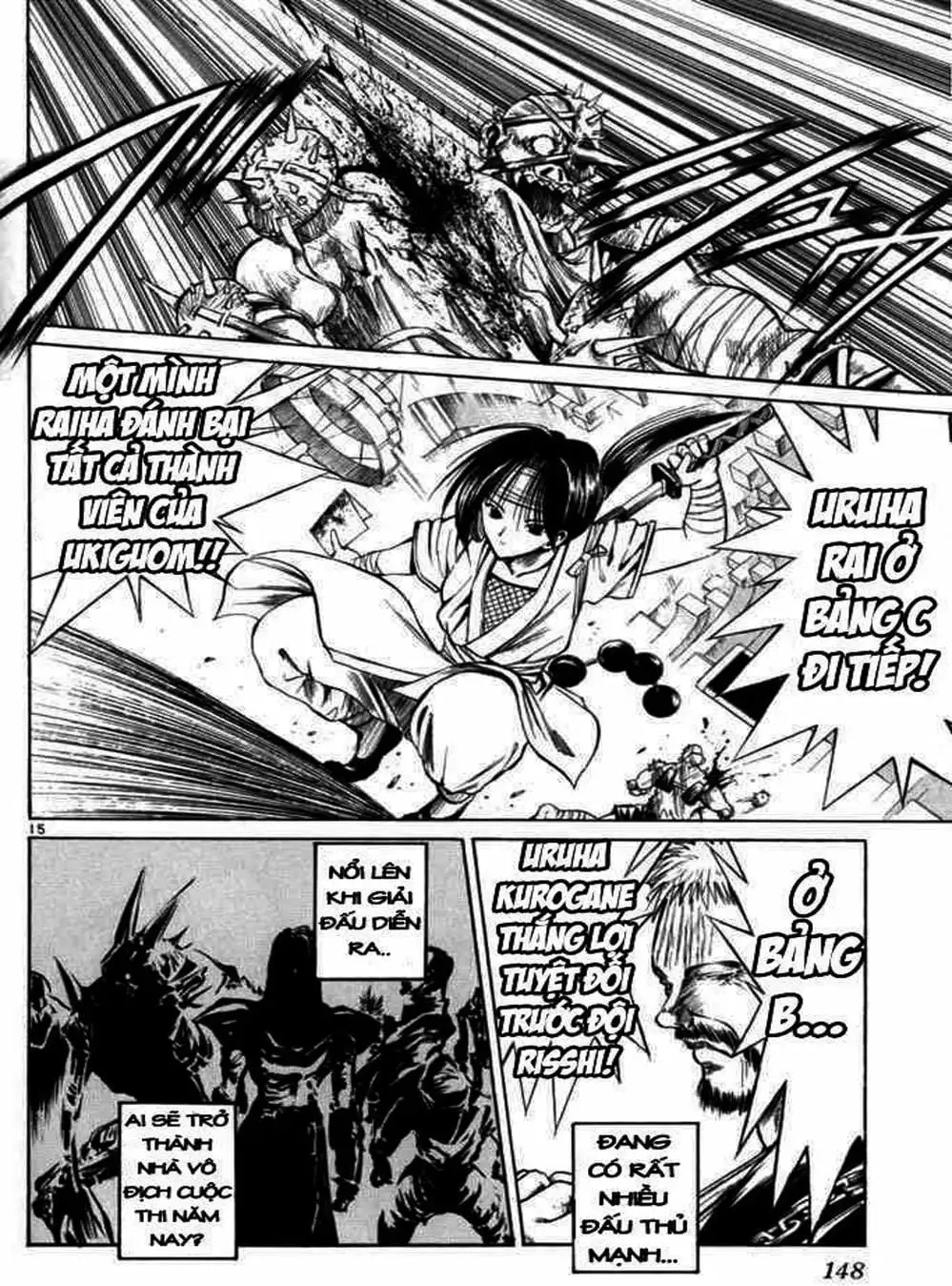 Truyện Tranh Ngọn Lửa Recca - Flame Of Recca trang 9