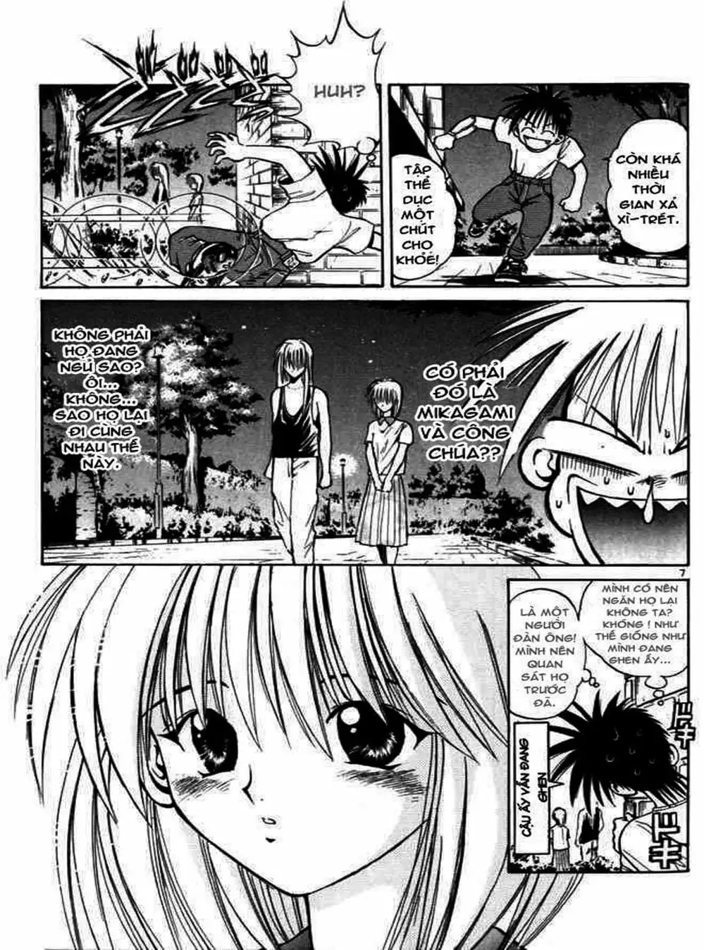 Truyện Tranh Ngọn Lửa Recca - Flame Of Recca trang 9