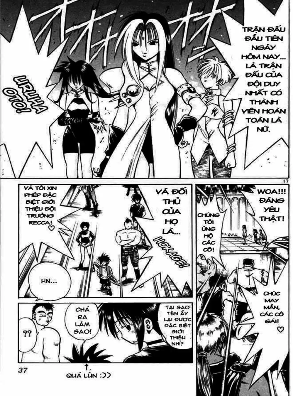 Truyện Tranh Ngọn Lửa Recca - Flame Of Recca trang 9