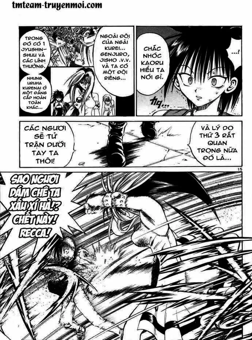 Truyện Tranh Ngọn Lửa Recca - Flame Of Recca trang 9