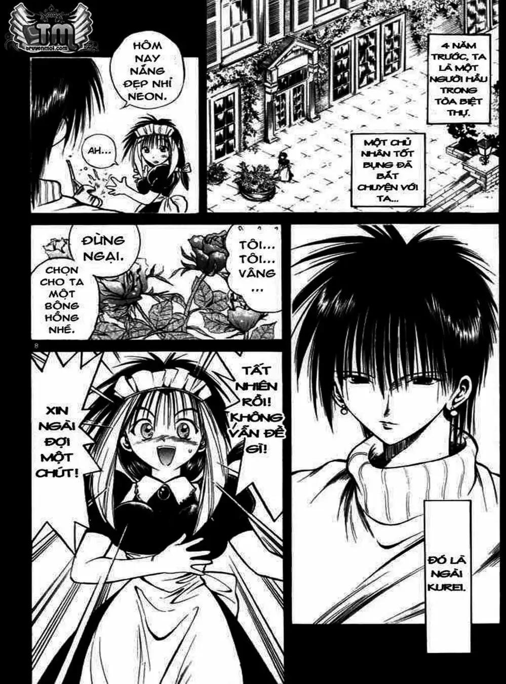 Truyện Tranh Ngọn Lửa Recca - Flame Of Recca trang 9