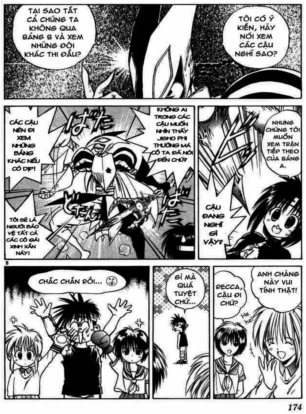 Truyện Tranh Ngọn Lửa Recca - Flame Of Recca trang 9