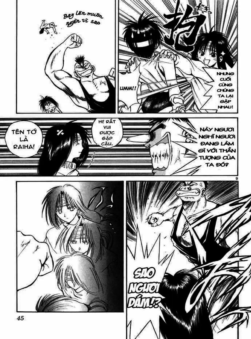 Truyện Tranh Ngọn Lửa Recca - Flame Of Recca trang 9