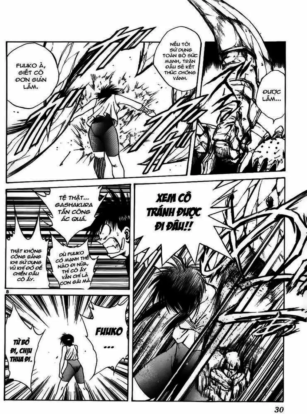 Truyện Tranh Ngọn Lửa Recca - Flame Of Recca trang 9