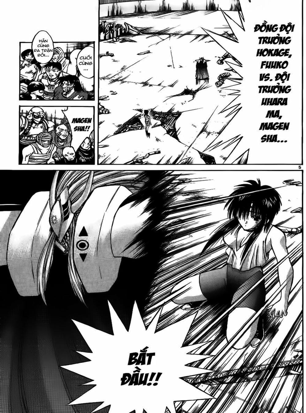 Truyện Tranh Ngọn Lửa Recca - Flame Of Recca trang 9