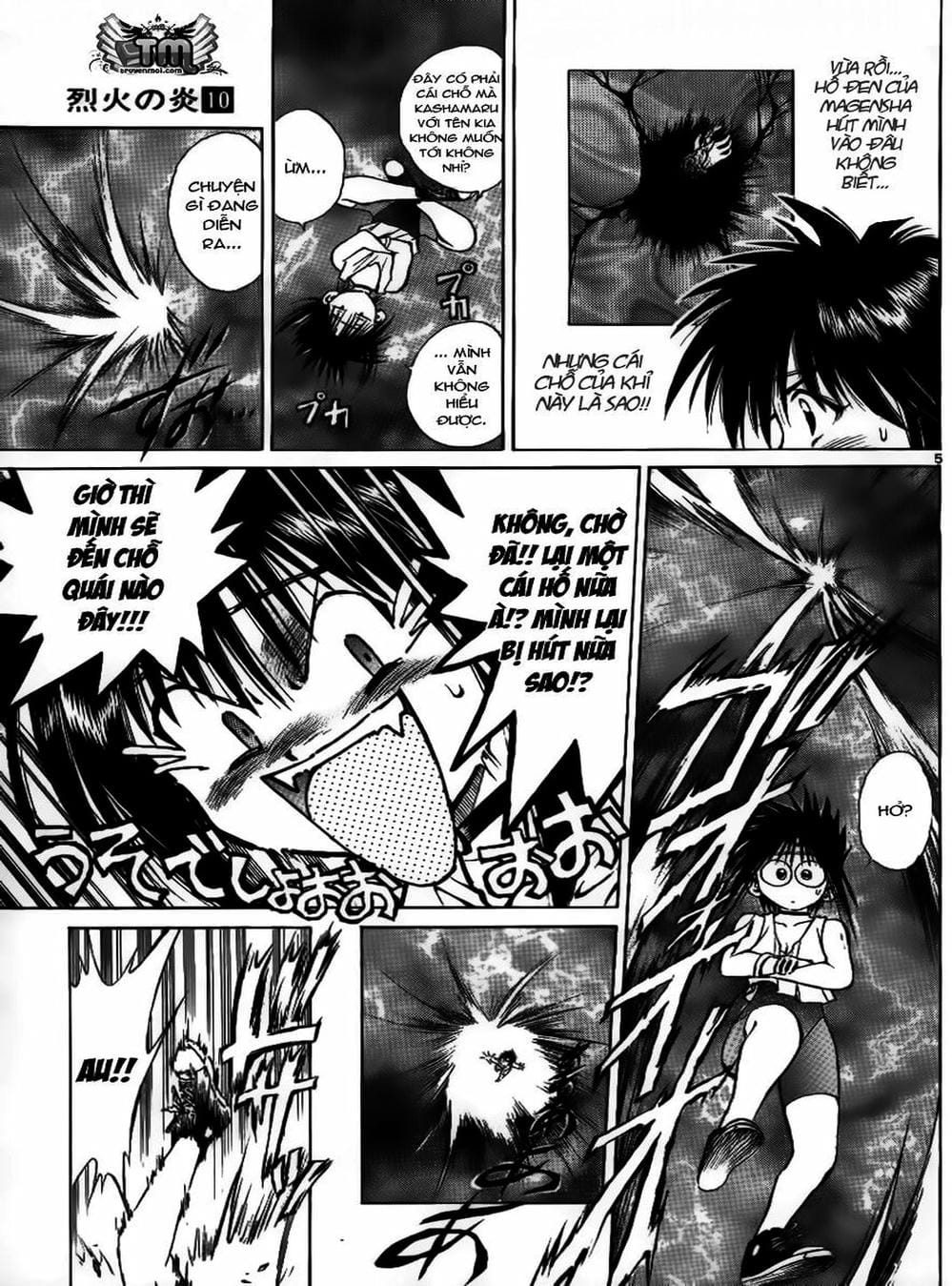 Truyện Tranh Ngọn Lửa Recca - Flame Of Recca trang 9