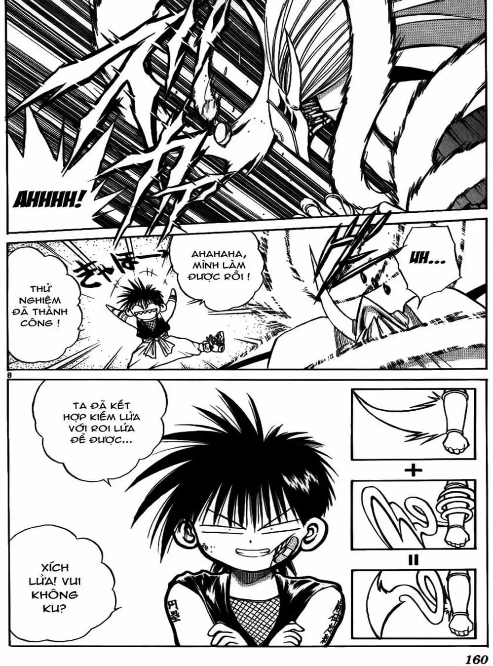 Truyện Tranh Ngọn Lửa Recca - Flame Of Recca trang 9