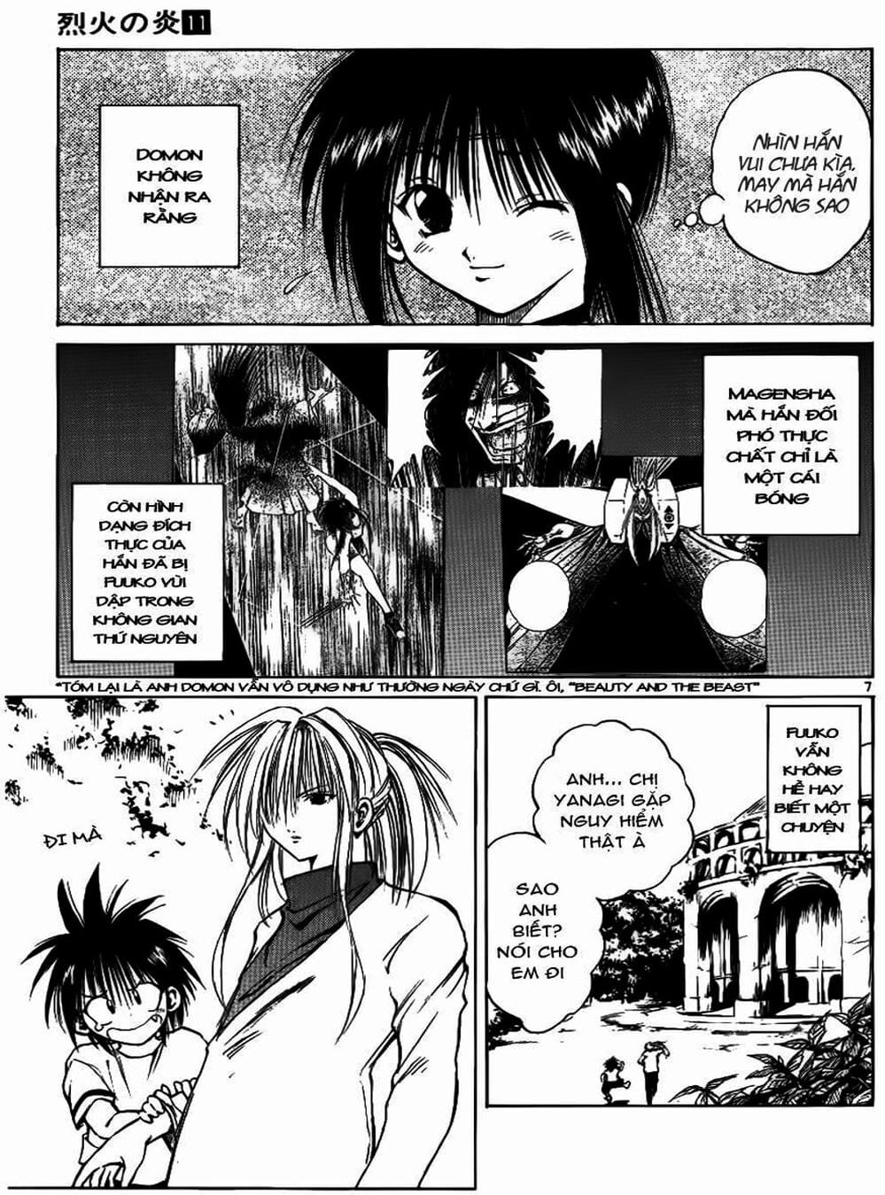 Truyện Tranh Ngọn Lửa Recca - Flame Of Recca trang 9