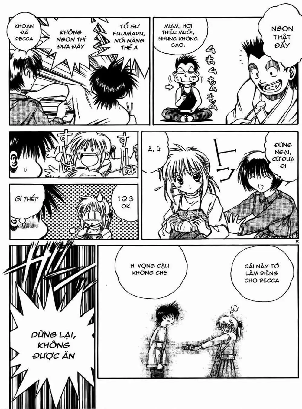 Truyện Tranh Ngọn Lửa Recca - Flame Of Recca trang 9
