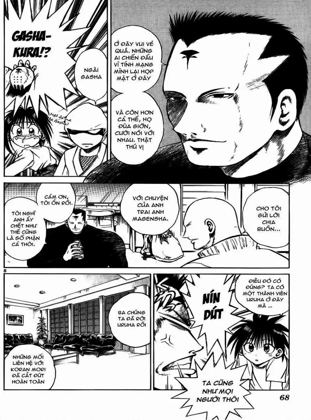 Truyện Tranh Ngọn Lửa Recca - Flame Of Recca trang 9