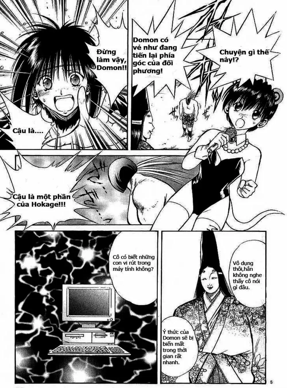 Truyện Tranh Ngọn Lửa Recca - Flame Of Recca trang 9