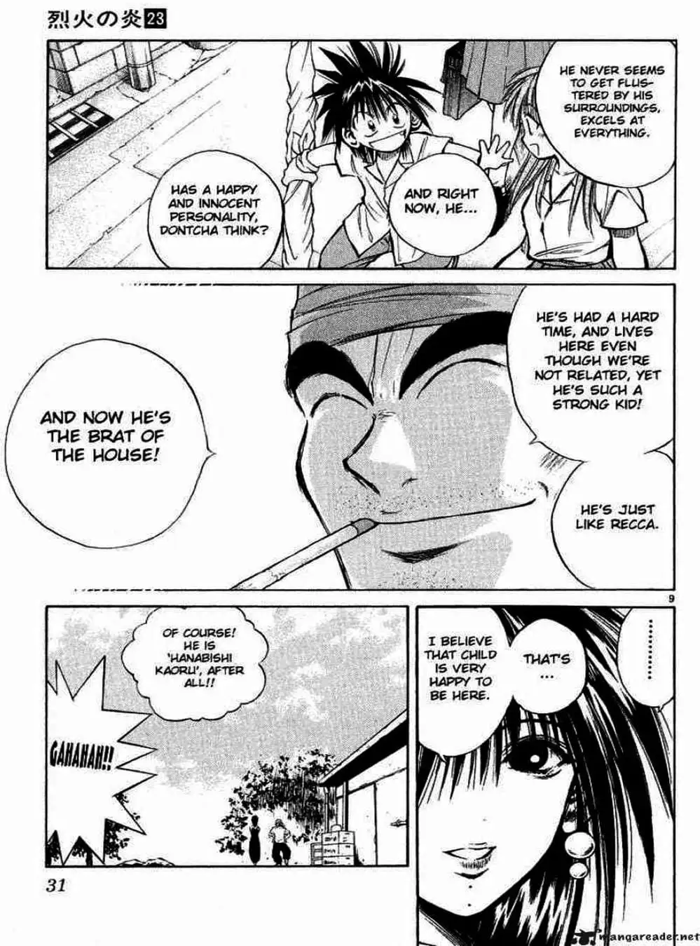 Truyện Tranh Ngọn Lửa Recca - Flame Of Recca trang 9