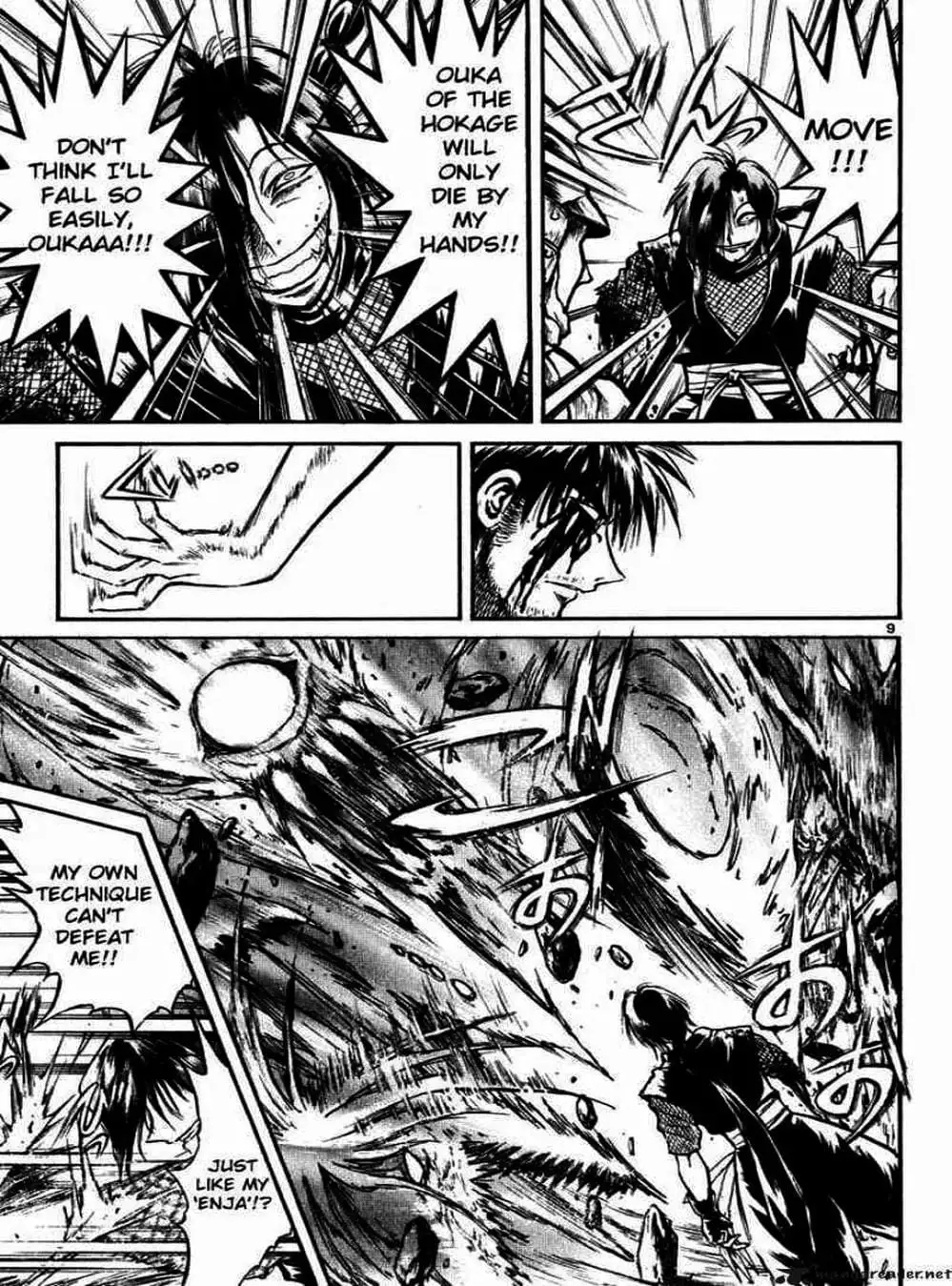 Truyện Tranh Ngọn Lửa Recca - Flame Of Recca trang 9