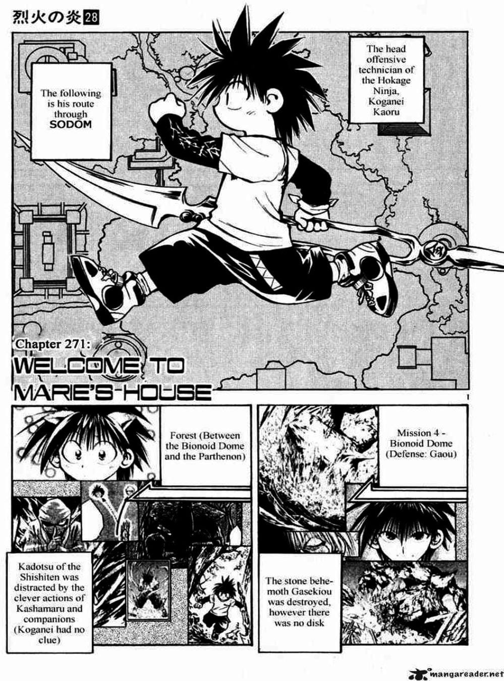 Truyện Tranh Ngọn Lửa Recca - Flame Of Recca trang 9