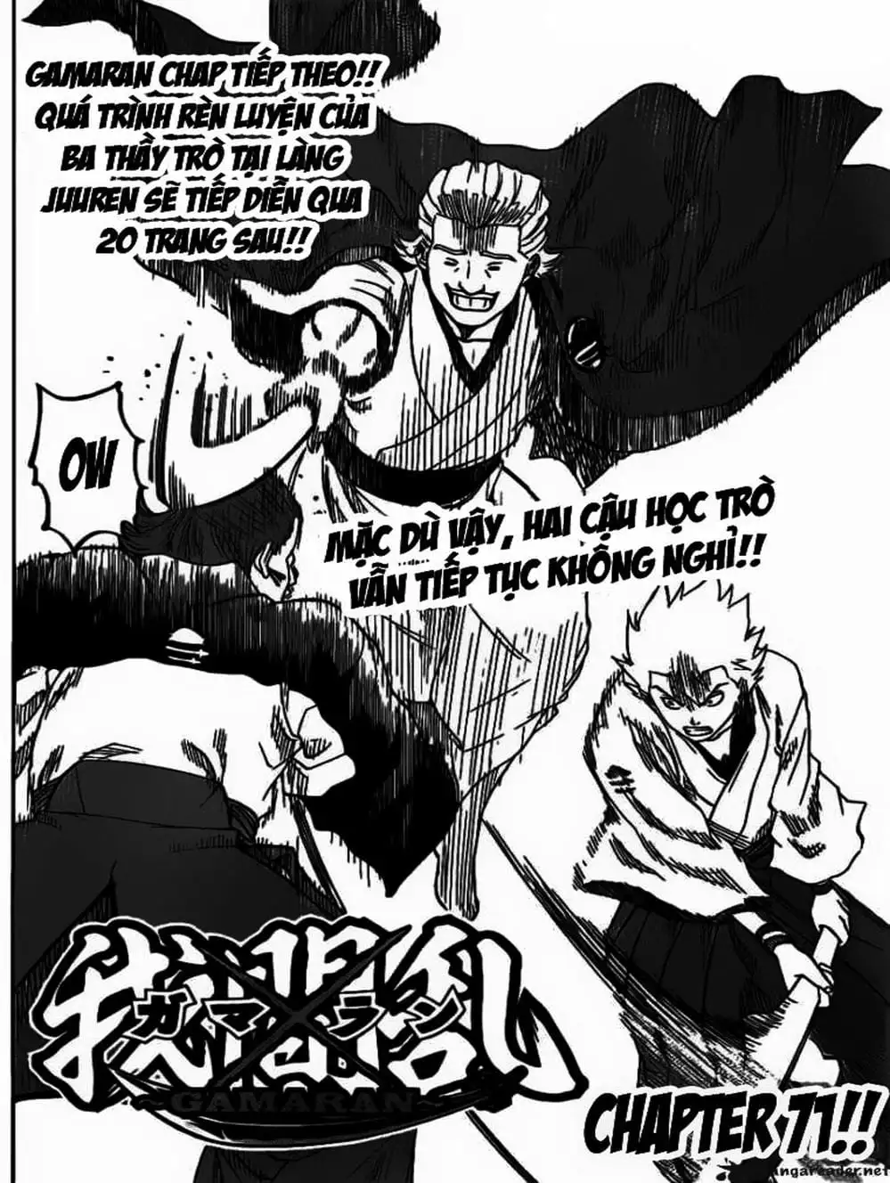 Truyện Tranh Ngã Gian Loạn - Gamaran trang 5