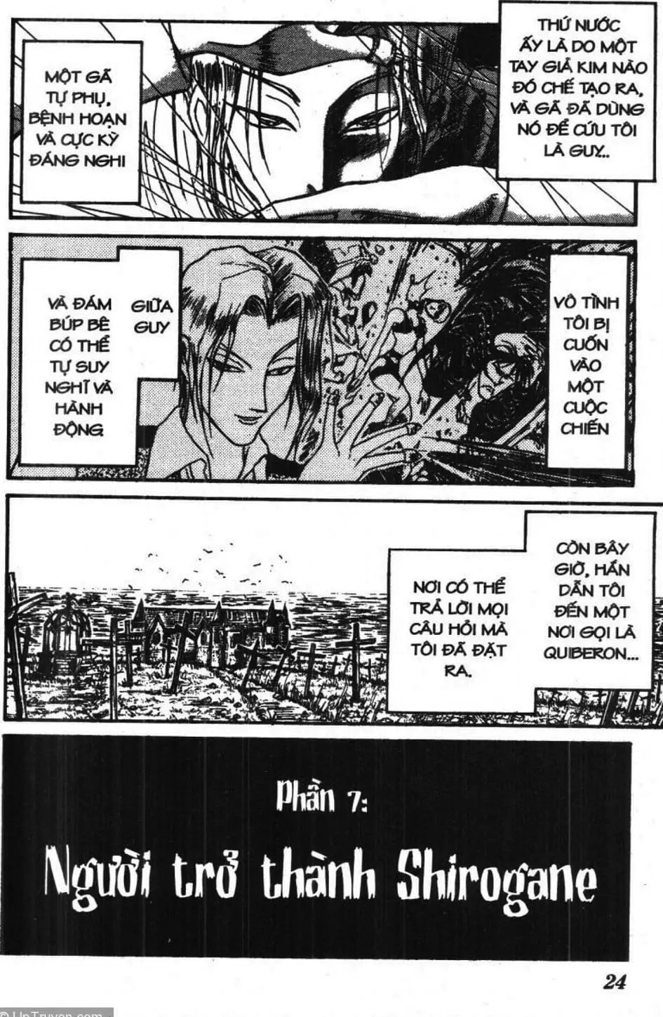 Truyện Tranh Gánh Xiếc Quái Dị - Karakuri Circus trang 5