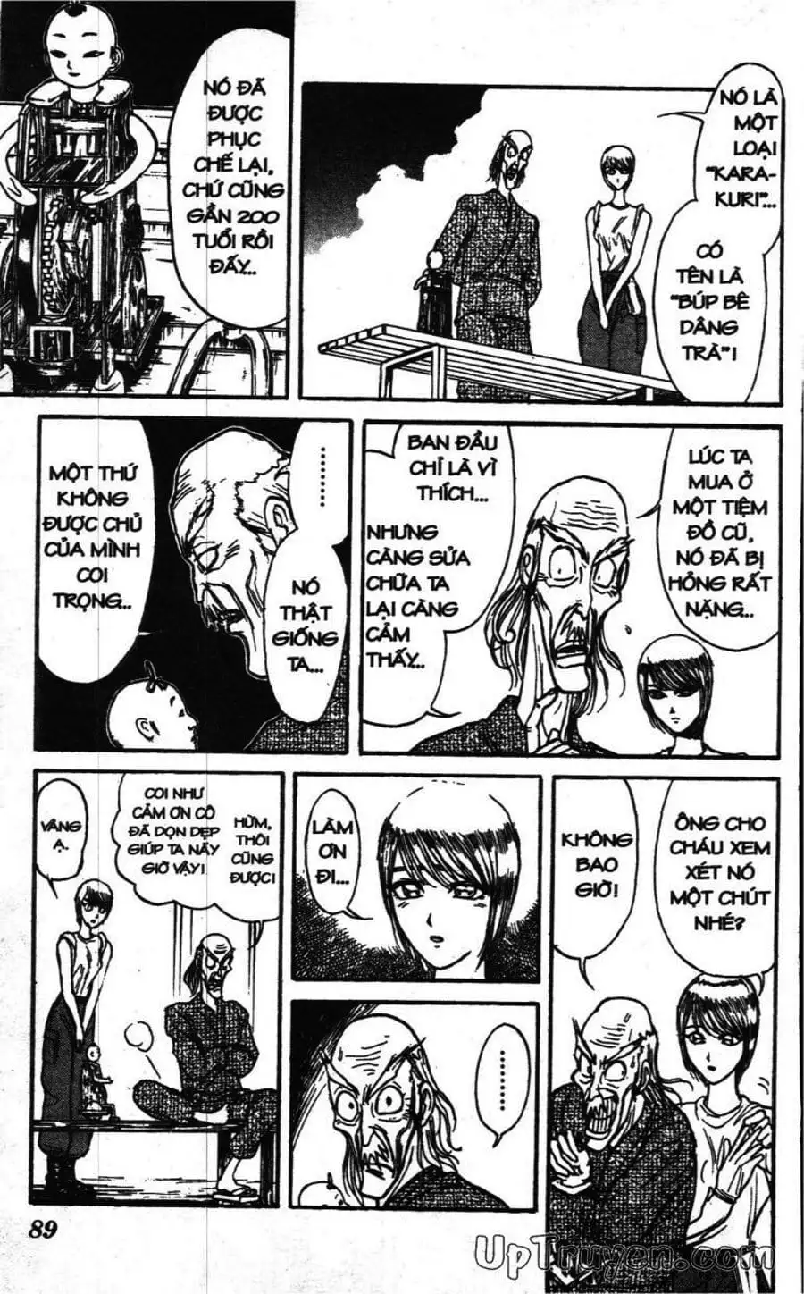 Truyện Tranh Gánh Xiếc Quái Dị - Karakuri Circus trang 5