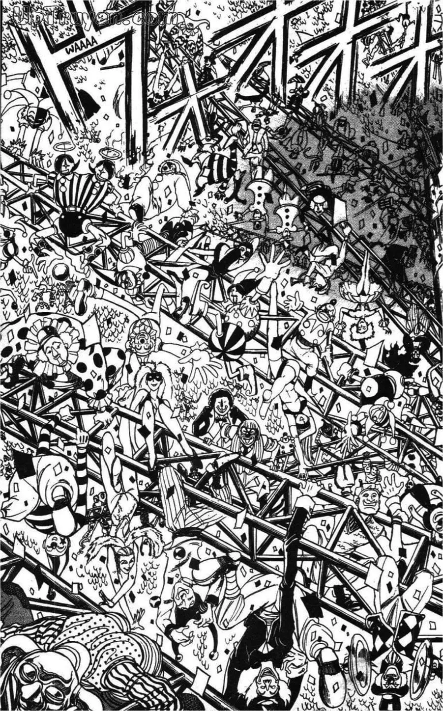 Truyện Tranh Gánh Xiếc Quái Dị - Karakuri Circus trang 5