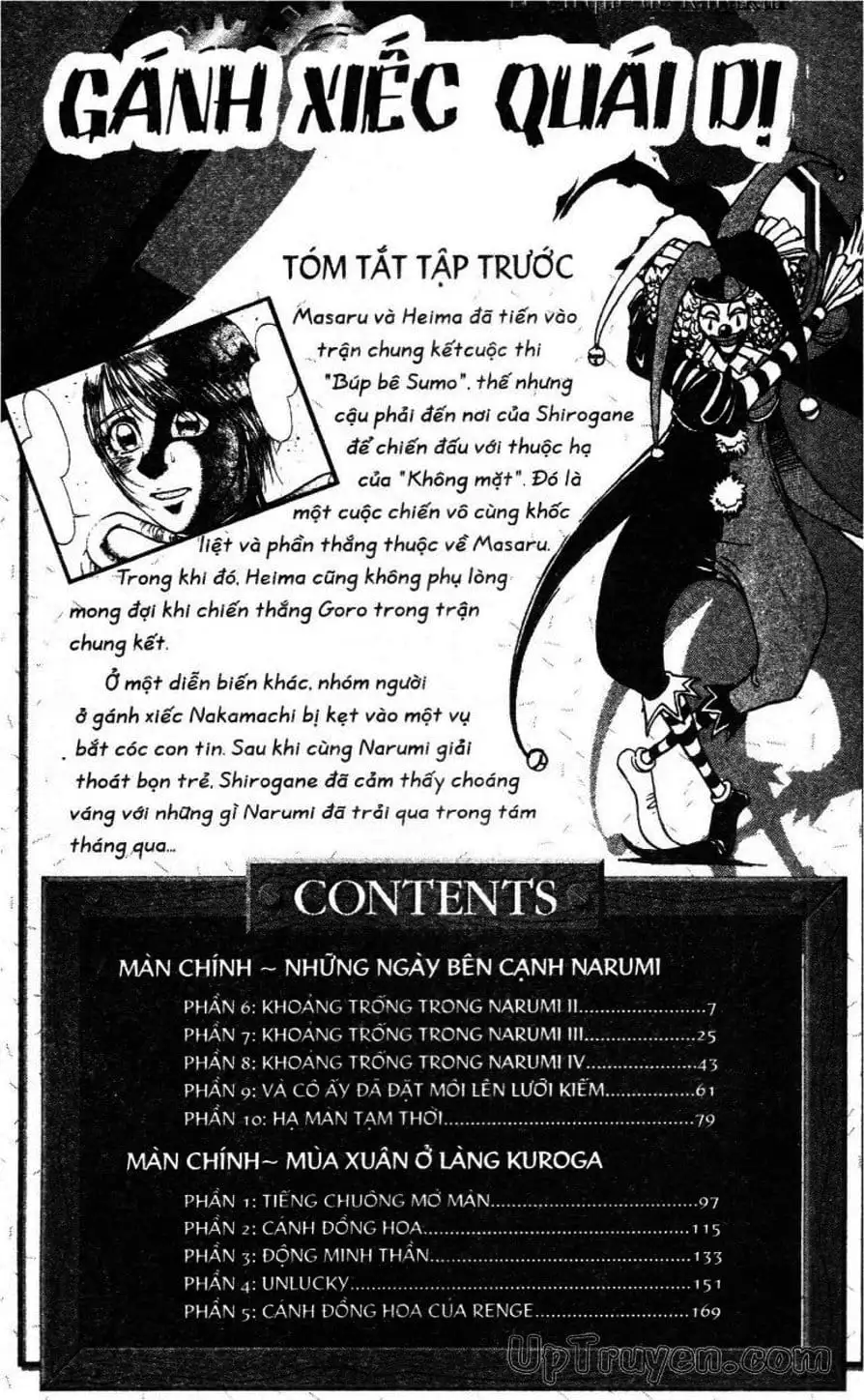 Truyện Tranh Gánh Xiếc Quái Dị - Karakuri Circus trang 5