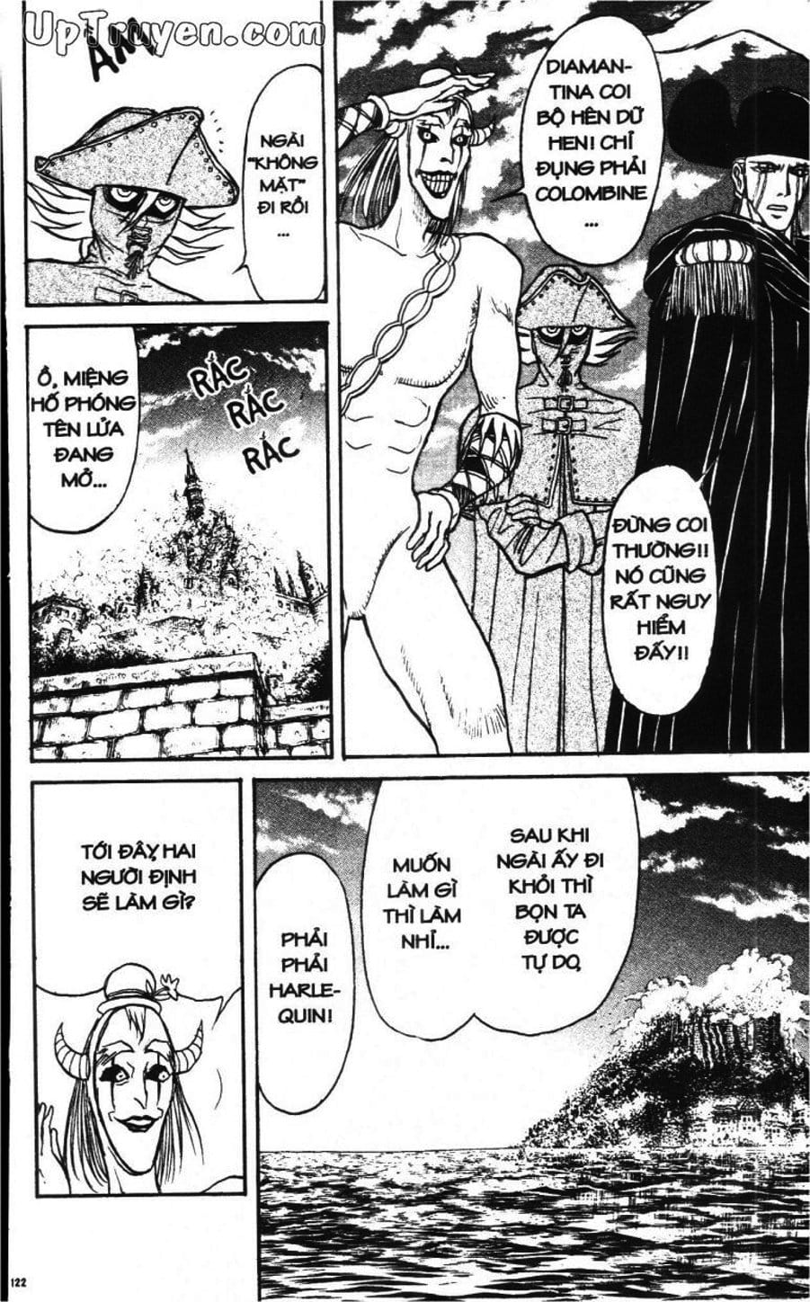 Truyện Tranh Gánh Xiếc Quái Dị - Karakuri Circus trang 5