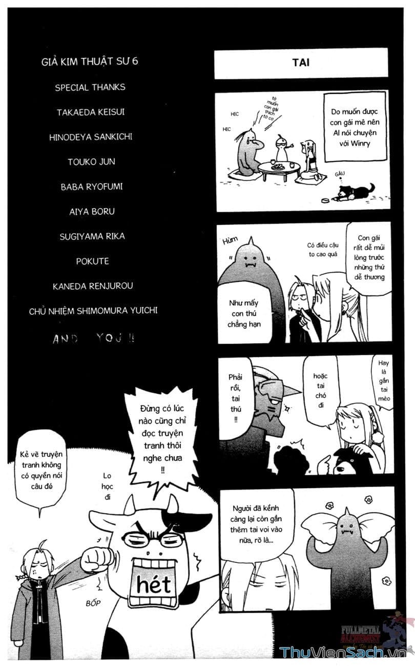 Truyện Tranh Giả Kim Thuật Sư trang 4