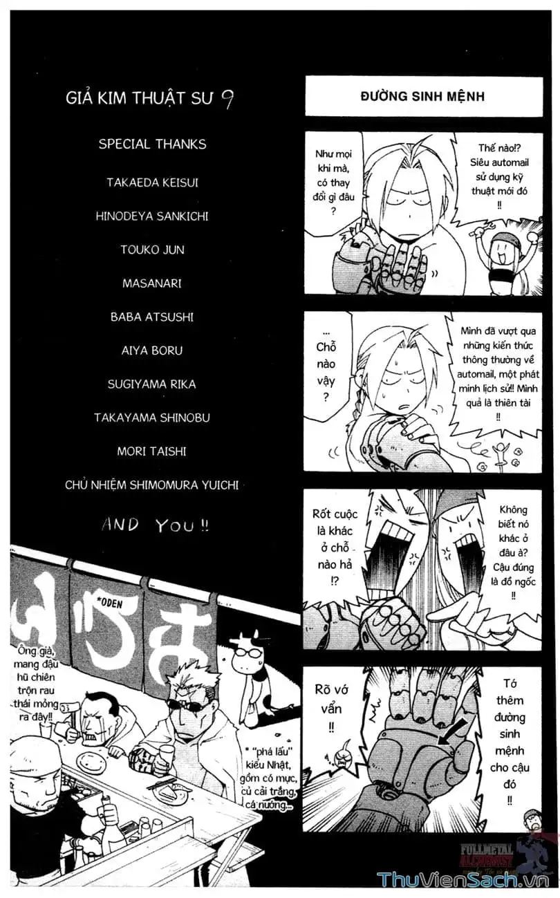 Truyện Tranh Giả Kim Thuật Sư trang 4