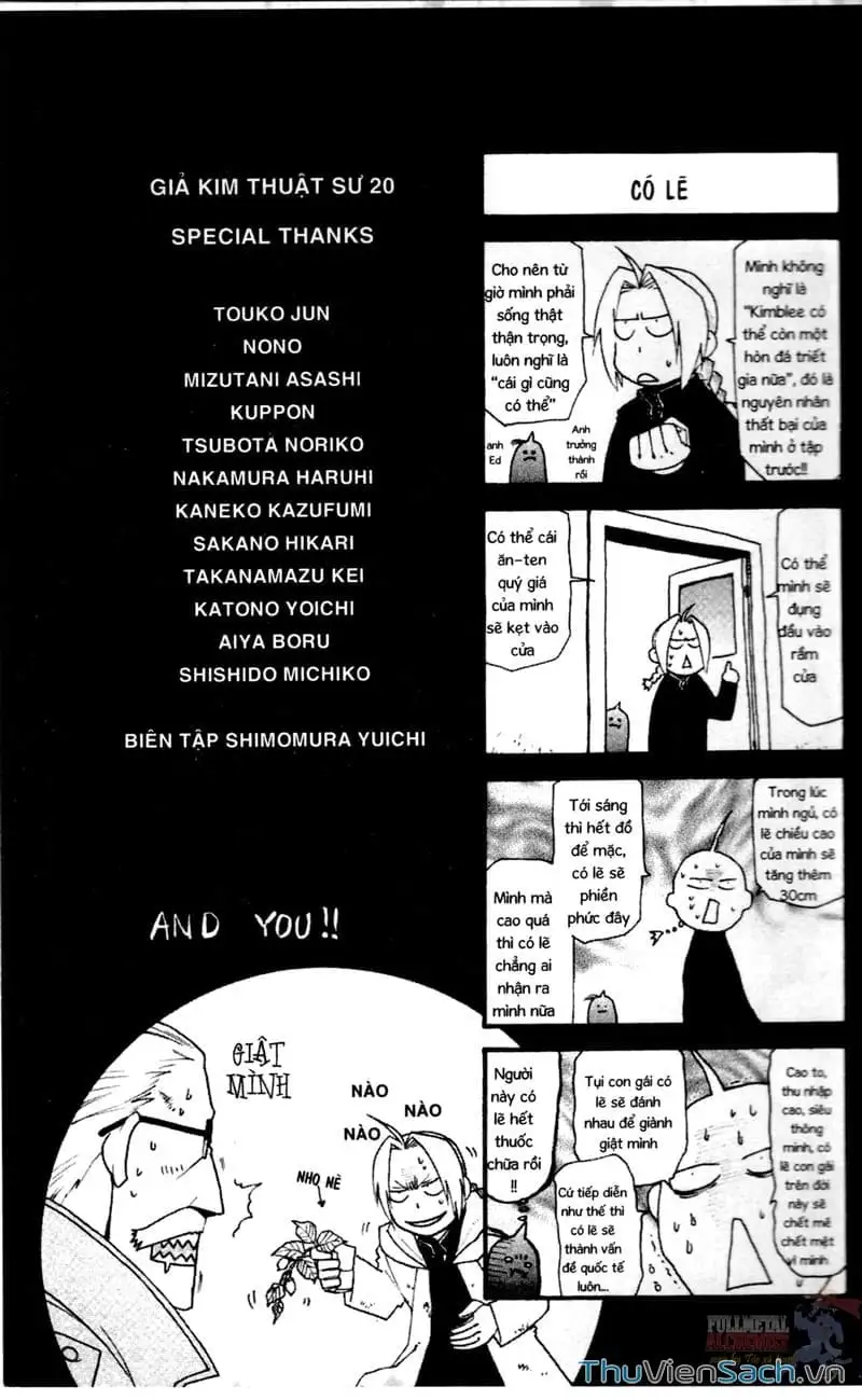 Truyện Tranh Giả Kim Thuật Sư trang 4