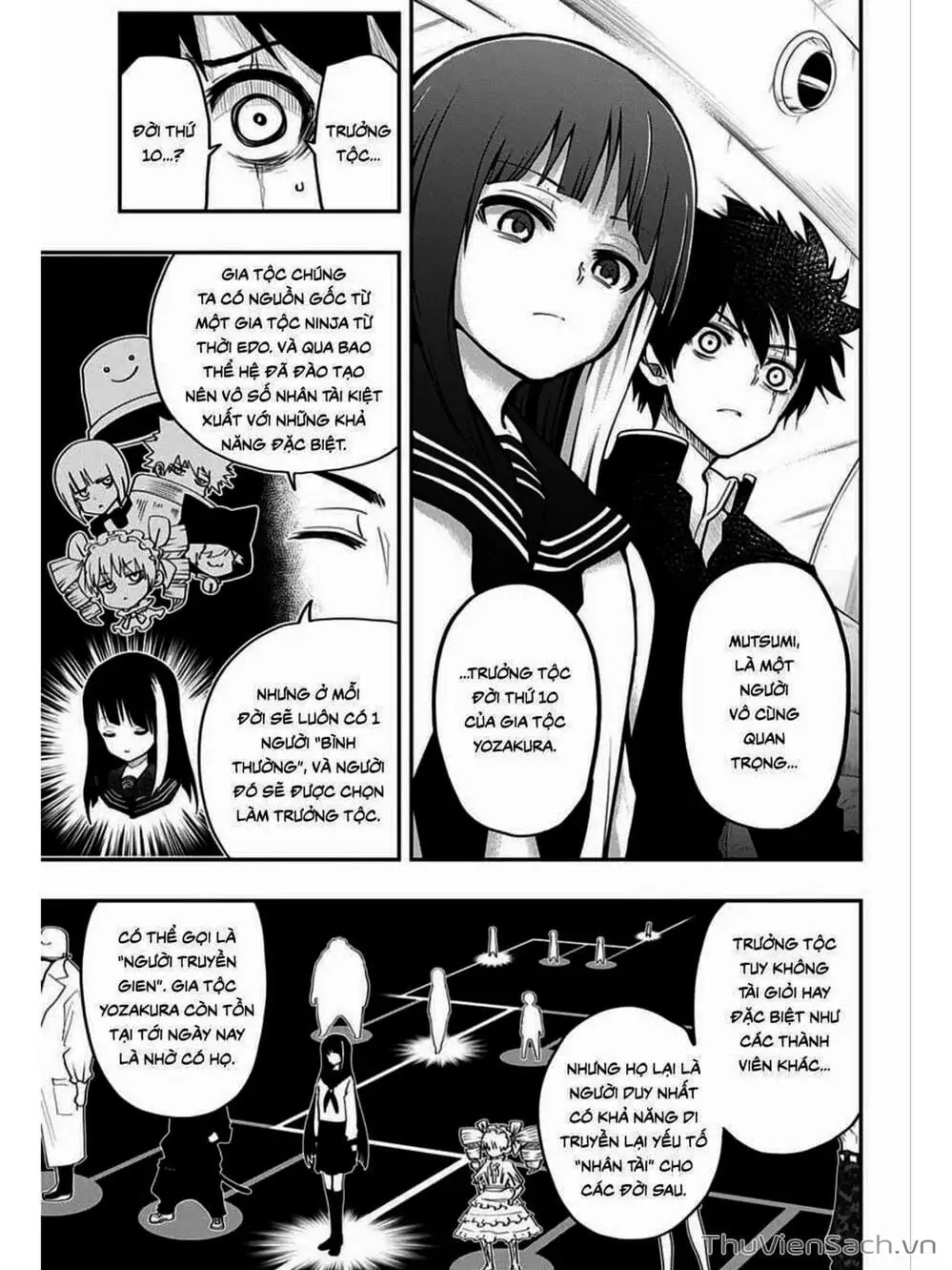 Truyện Tranh Gia Tộc Điệp Viên Yozakura trang 6