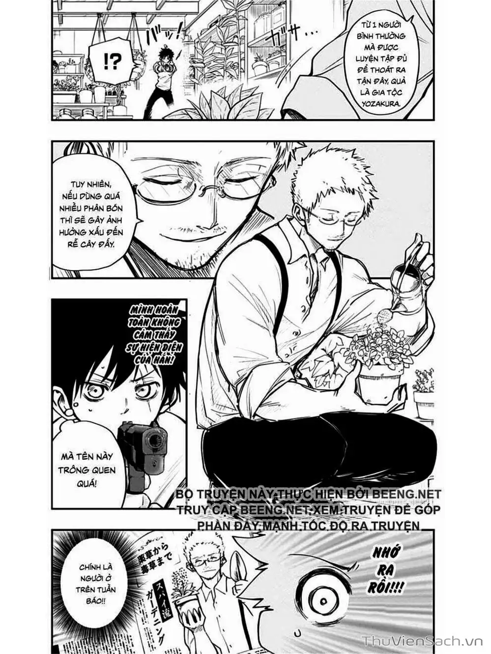 Truyện Tranh Gia Tộc Điệp Viên Yozakura trang 6