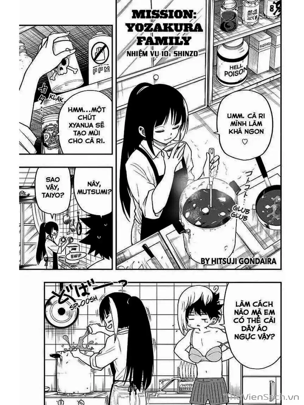 Truyện Tranh Gia Tộc Điệp Viên Yozakura trang 6