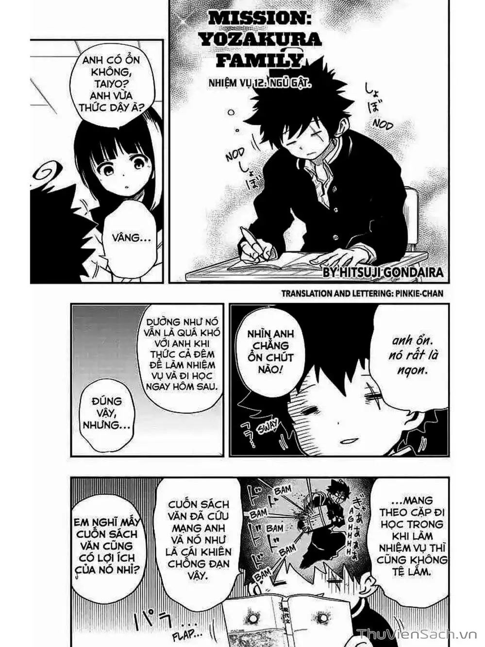 Truyện Tranh Gia Tộc Điệp Viên Yozakura trang 6