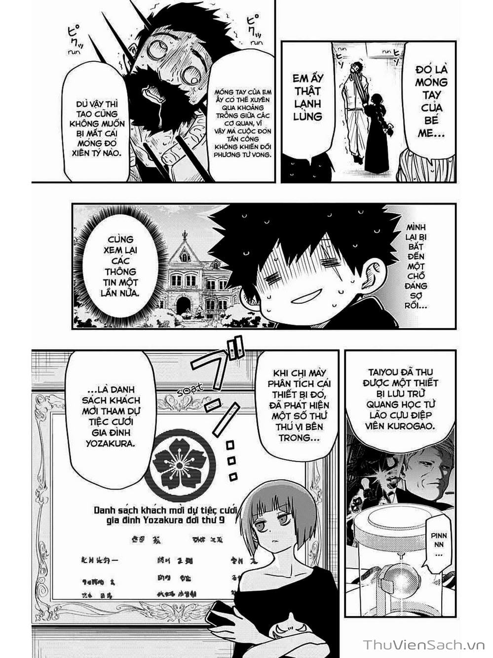 Truyện Tranh Gia Tộc Điệp Viên Yozakura trang 6