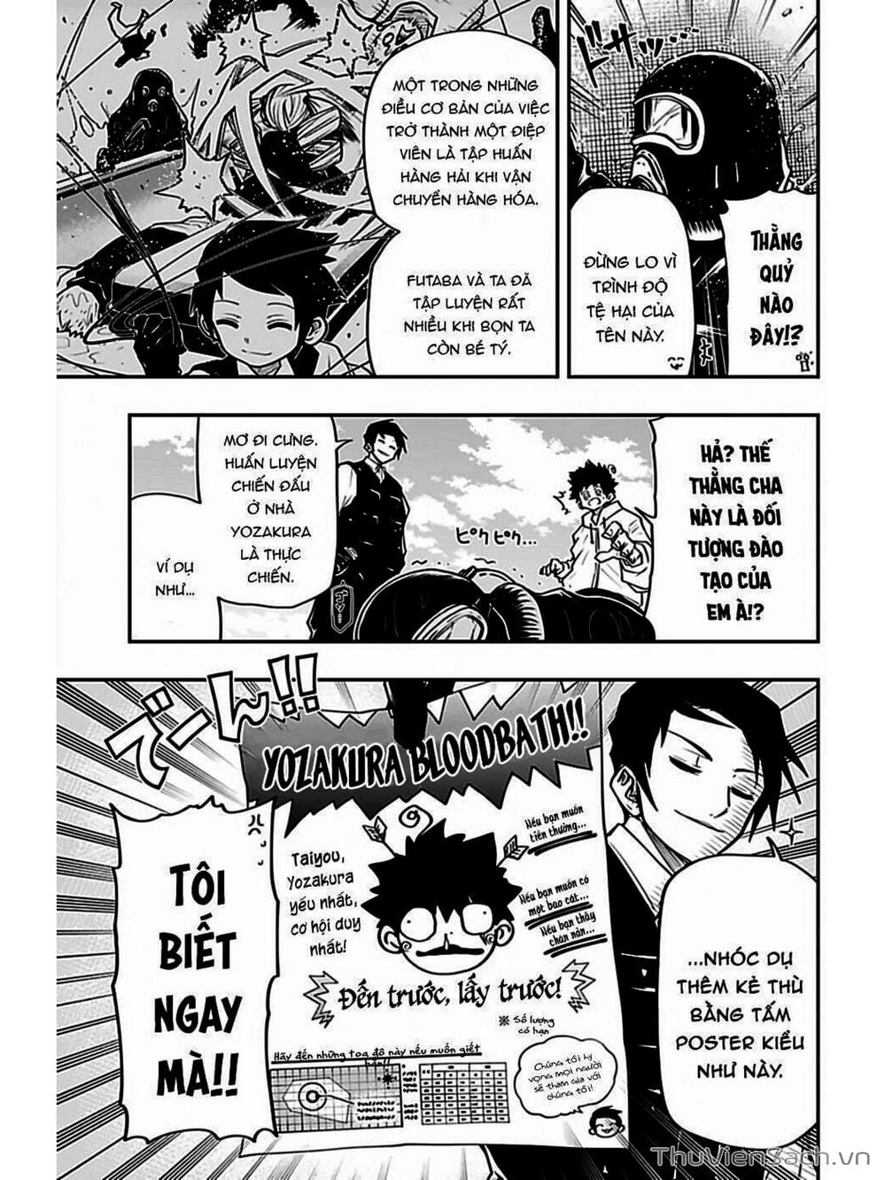 Truyện Tranh Gia Tộc Điệp Viên Yozakura trang 6