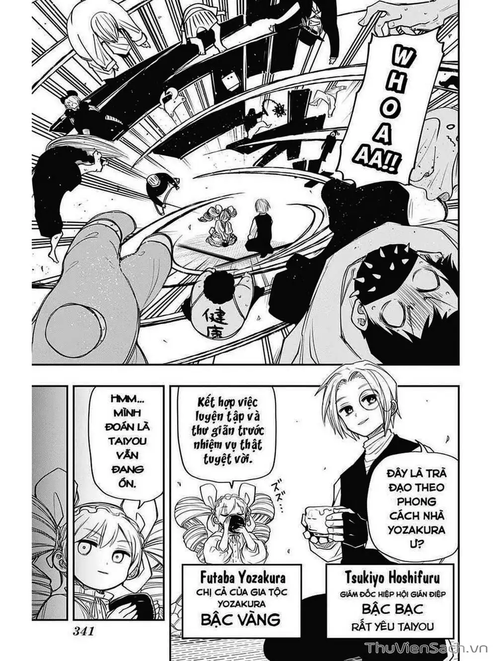 Truyện Tranh Gia Tộc Điệp Viên Yozakura trang 6