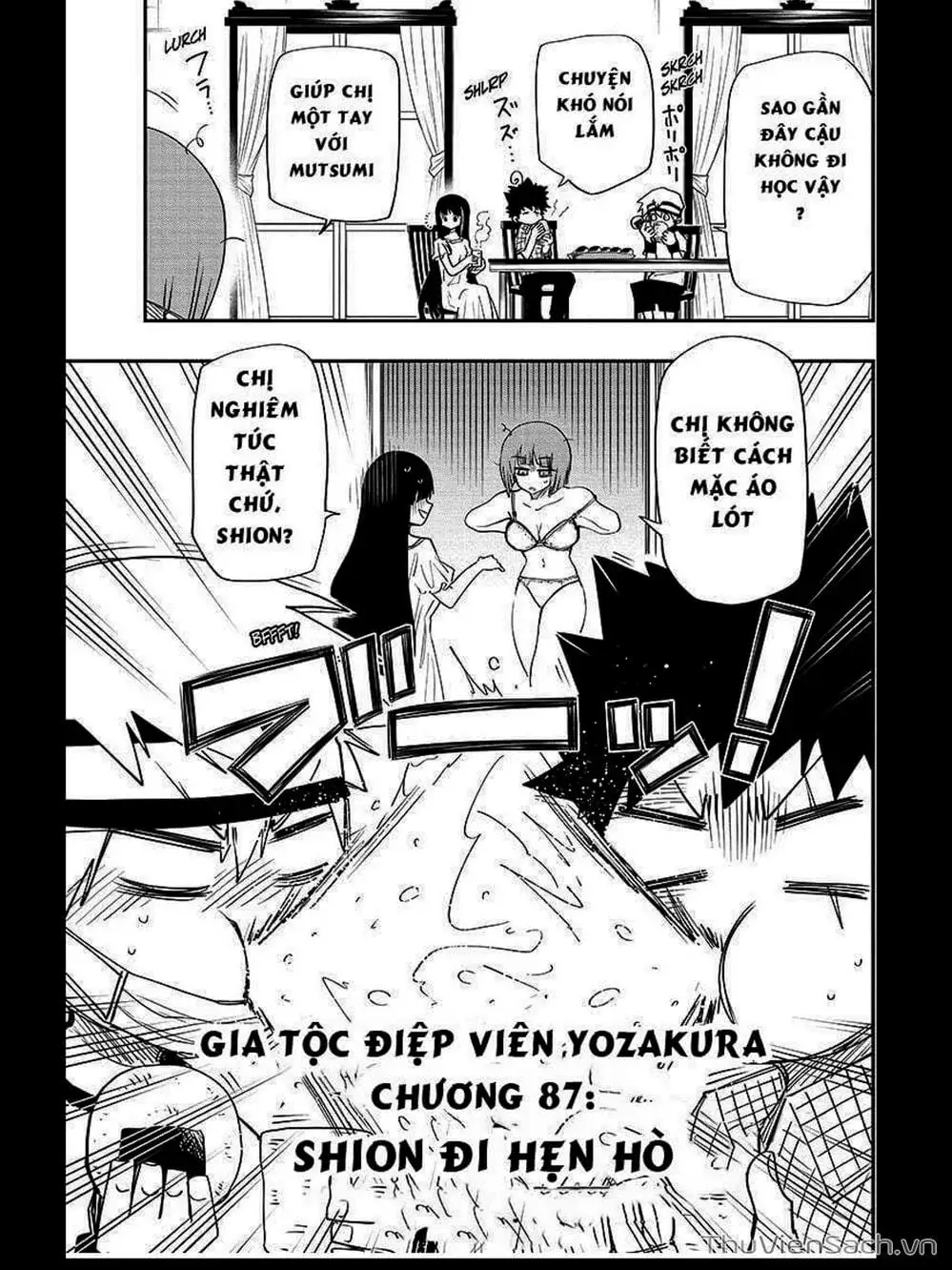 Truyện Tranh Gia Tộc Điệp Viên Yozakura trang 6