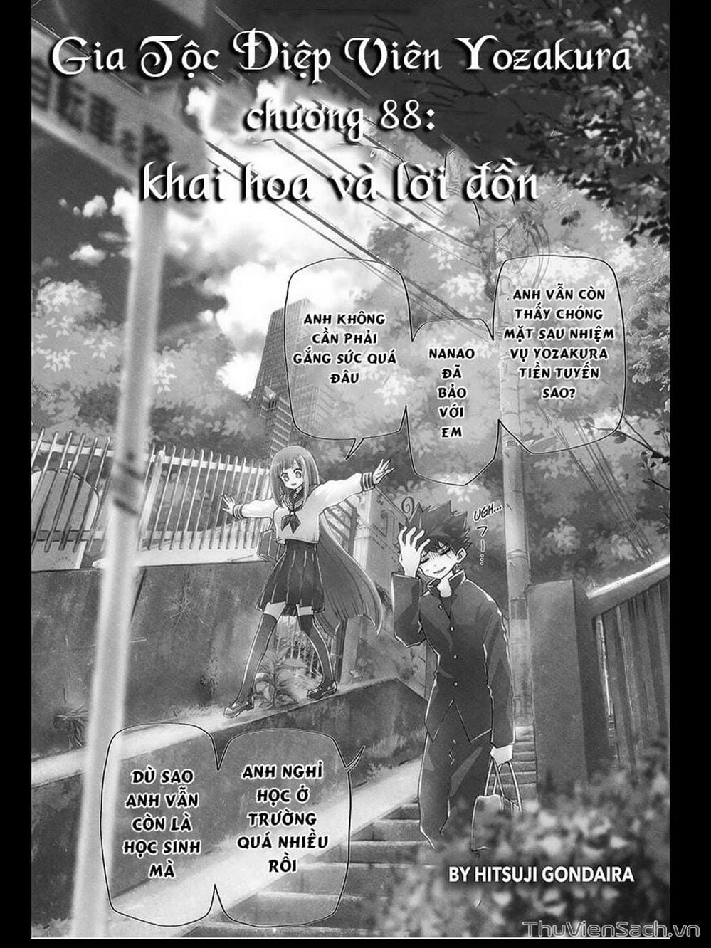 Truyện Tranh Gia Tộc Điệp Viên Yozakura trang 6