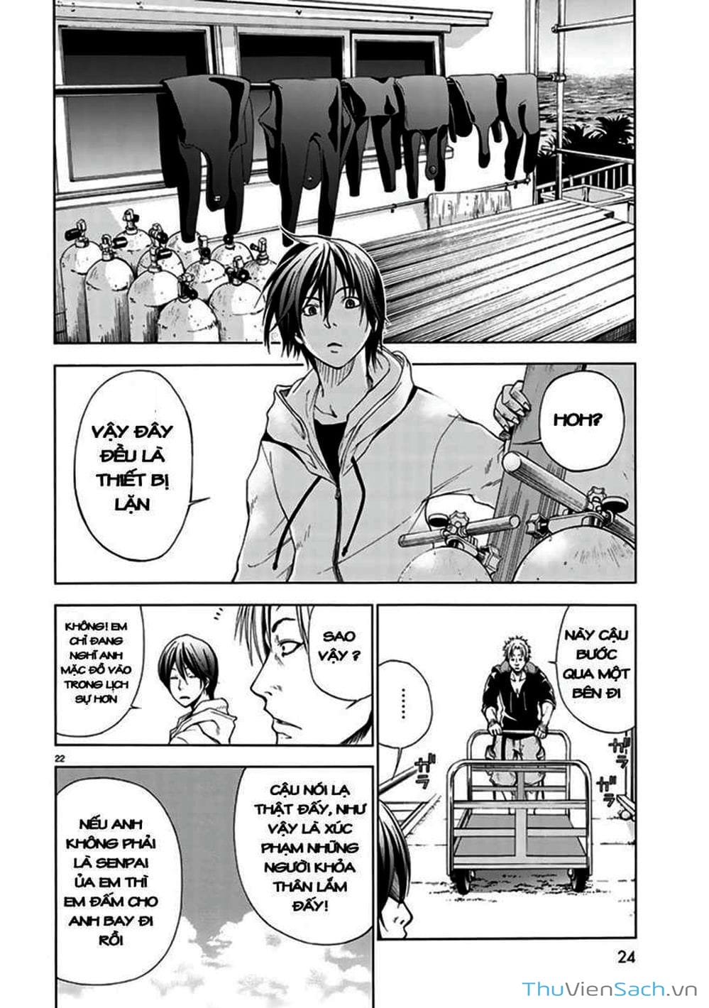 Truyện Tranh Cô Gái Thích Lặn - Grand Blue trang 3