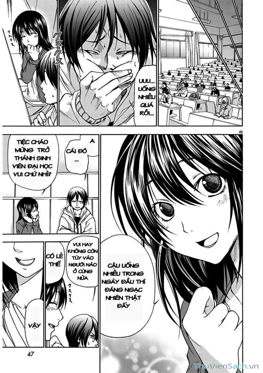 Truyện Tranh Cô Gái Thích Lặn - Grand Blue trang 3