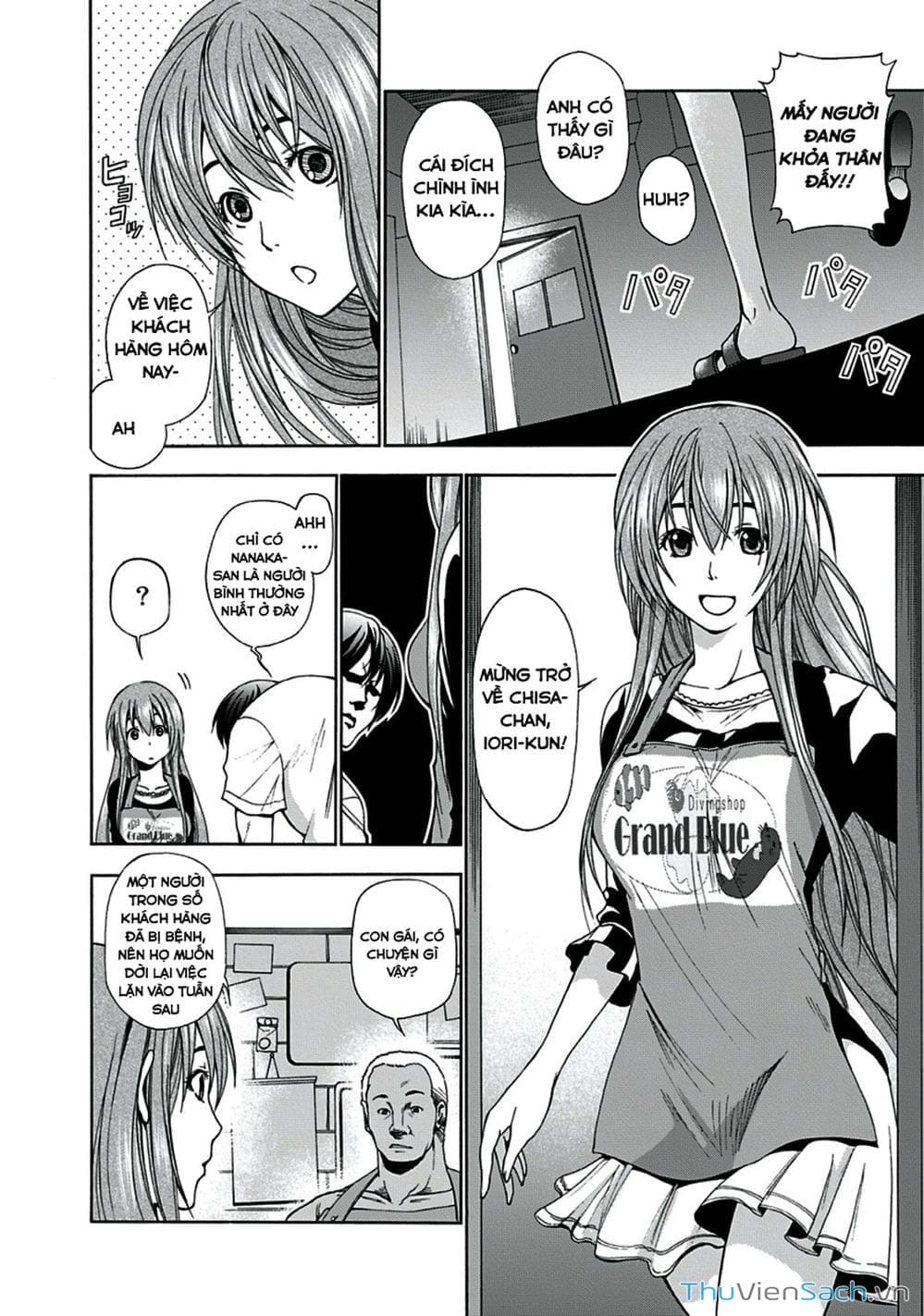 Truyện Tranh Cô Gái Thích Lặn - Grand Blue trang 3